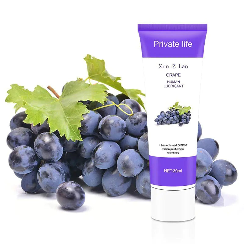 Fruit-Flavored Water-Soluble Lubricant for Adults