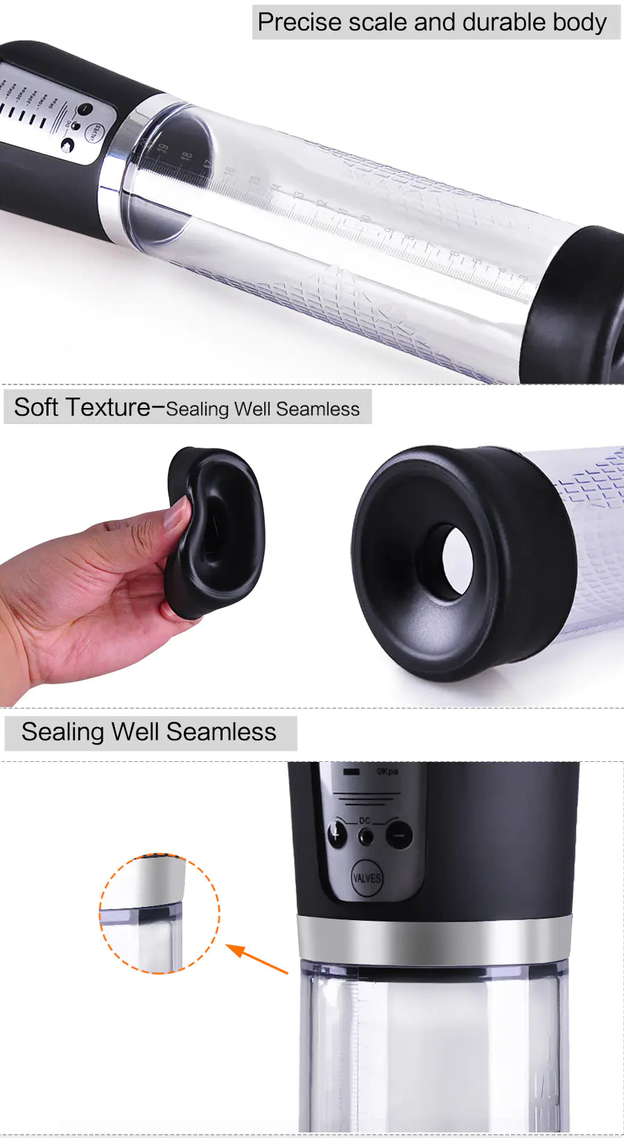 Electric Manual Vacuum Penis Stretching Pump Trainer