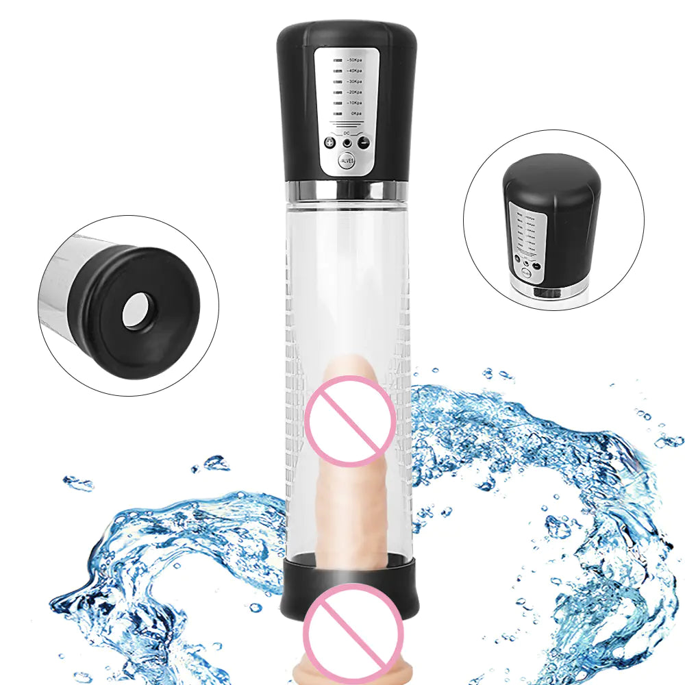 Electric Manual Vacuum Penis Stretching Pump Trainer