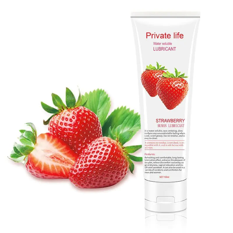 Fruit-Flavored Water-Soluble Lubricant for Adults