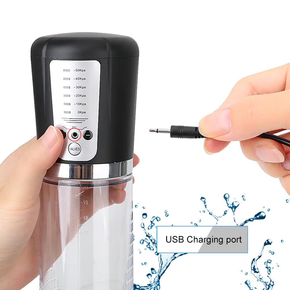 Electric Manual Vacuum Penis Stretching Pump Trainer